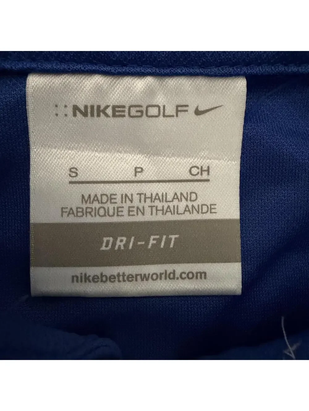Nike Milwaukee Brewers MLB Golf Womens Blue Dri-FIT Polo Shirt Size S